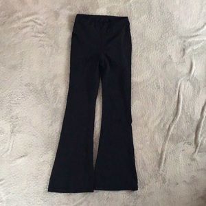 90 DEGREE Black flare leggings
